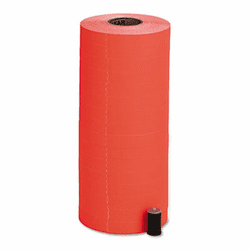 MNK925019 Pricemarker 1110 One-Line Labels, 7/16 x 3/4, Fluorescent Red, 16 Rolls/Box By MONARCH MARKING
