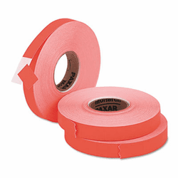 MNK925037 Pricemarker 1110 One-Line Labels, 7/16 x 3/4, Fluorescent Red, 3 Rolls/Pack By MONARCH MARKING