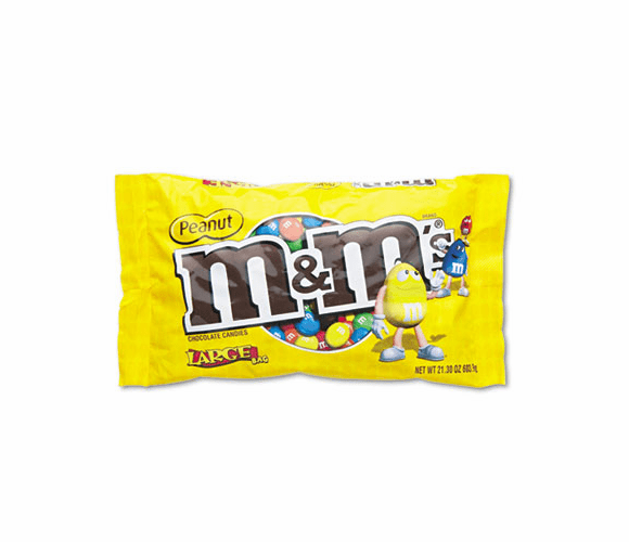 MNM24929 Milk Chocolate/Candy Coated Peanuts, 19.2 oz Pack By MARS, INC.