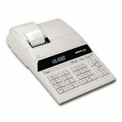 Monroe 8130 White Heavy Duty Desktop Printing Calculator