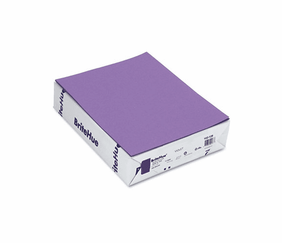 MOW102129 BriteHue Multipurpose Colored Paper, 24lb, 8-1/2 x 11, Violet, 500 Sheets/Ream By MOHAWK FINE PAPERS