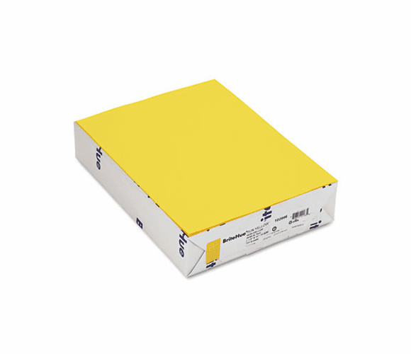 MOW102996 BriteHue Multipurpose Colored Paper, 24lb, 8-1/2 x 11, Sun Yellow, 500 Shts/Rm By MOHAWK FINE PAPERS