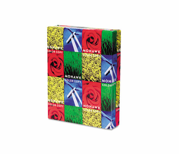MOW12203 Color Copy Paper, 98 Brightness, 28lb, 8-1/2 x 11, Bright White, 500 Sheets/Ream By MOHAWK FINE PAPERS