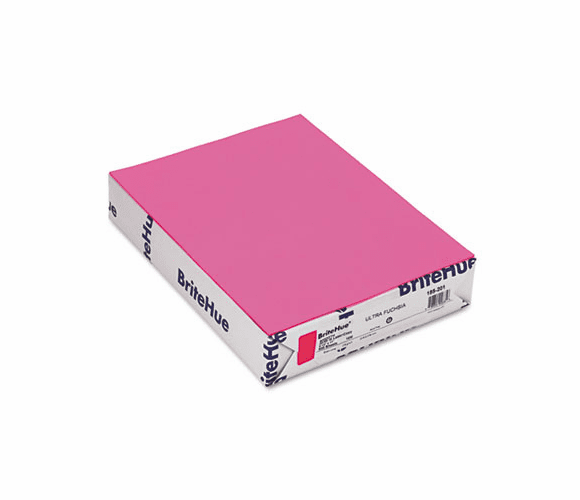 MOW185201 BriteHue Multipurpose Colored Paper, 20lb, 8-1/2x11, Ultra Fuchsia, 500 Shts/Rm By MOHAWK FINE PAPERS