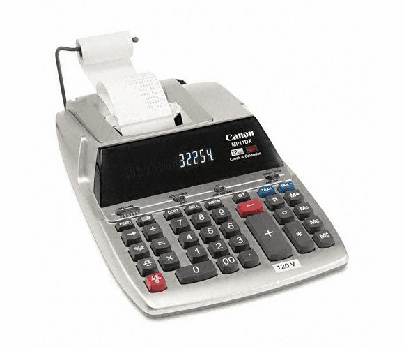 MP11DX Desktop Printing Calculator By Canon