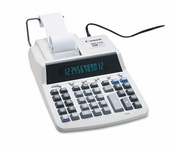 MP27D Desktop Printing Calculator By Canon