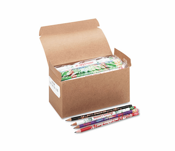 MPD8209 Award Woodcase Pencil, Party Assortment, HB #2, 144 per box By MOON PRODUCTS