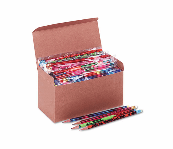 MPD8210 Award Woodcase Pencil, Treasure Assortment, HB #2, Gross By MOON PRODUCTS