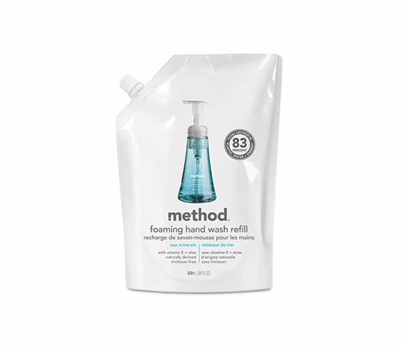 MTH00662 Foaming Hand Wash Refill, 28 oz. Pouch, Sweet Water By METHOD PRODUCTS INC.