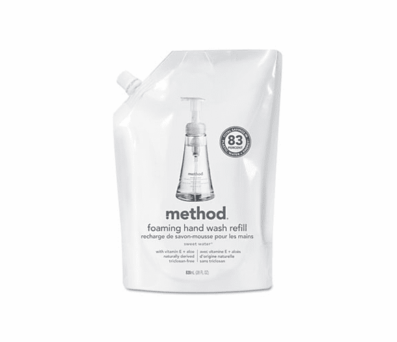 MTH00667 Foaming Hand Wash Refill, 28 oz. Pouch, Sea Minerals By METHOD PRODUCTS INC.
