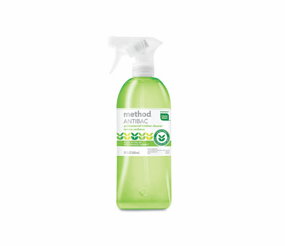 MTH01151 Antibacterial Spray, Kitchen, Lemon Verbena, 28 oz Bottle By METHOD PRODUCTS INC.