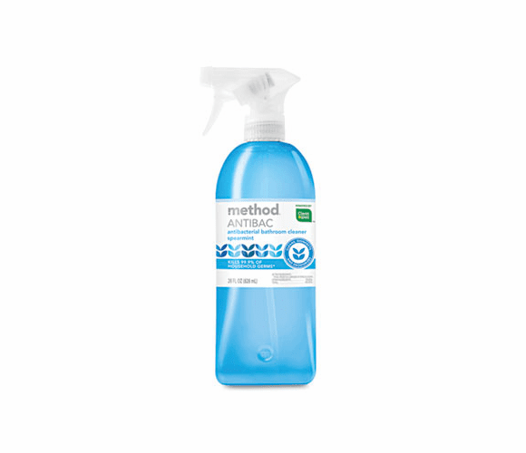 MTH01152 Antibacterial Spray, Bathroom, Spearmint, 28 oz Bottle By METHOD PRODUCTS INC.