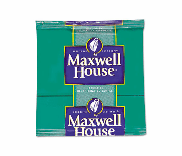 MWH395680 Filter Packs, Decaffeinated Coffee, .7 oz, 100/Carton By MAXWELL HOUSE