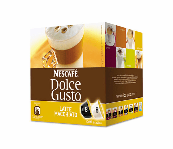 NES27326 Coffee Capsules, Latte Macchiato, 2.01 oz., 16 per Box By NESTLE