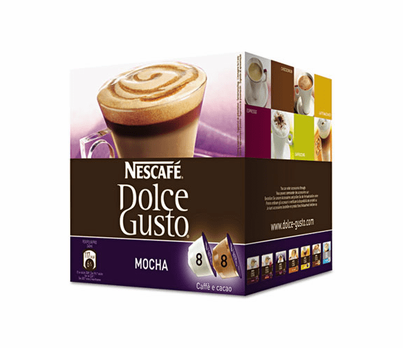 NES27359 Coffee Capsules, Mocha, 2.23 oz., 16 per Box By NESTLE