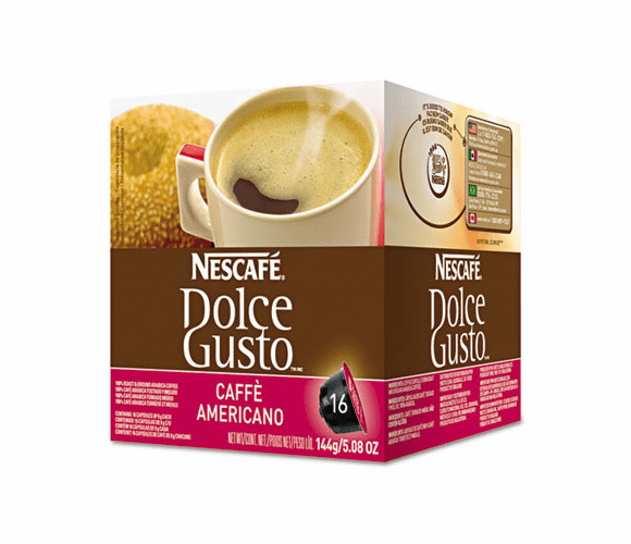 NES27368 Coffee Capsules, Americano, 1.86 oz., 16 per Box By NESTLE