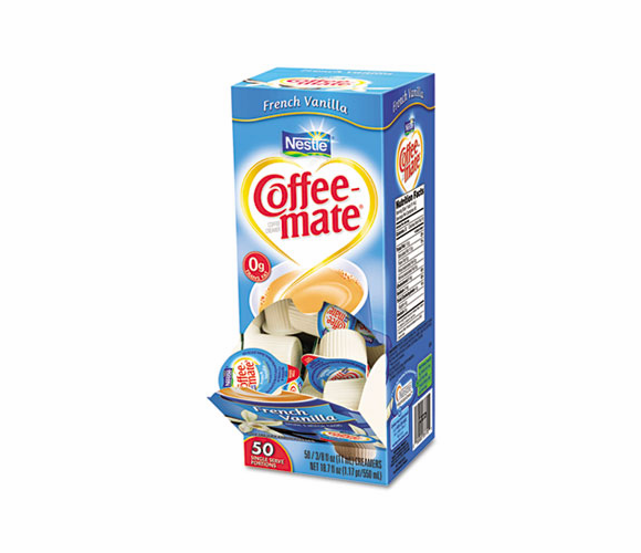 NES35170 French Vanilla Creamer, .375 oz., 50 Creamers/Box By NESTLE