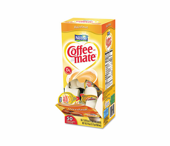 NES35180 Hazelnut Creamer, .375 oz., 50 Creamers/Box By NESTLE