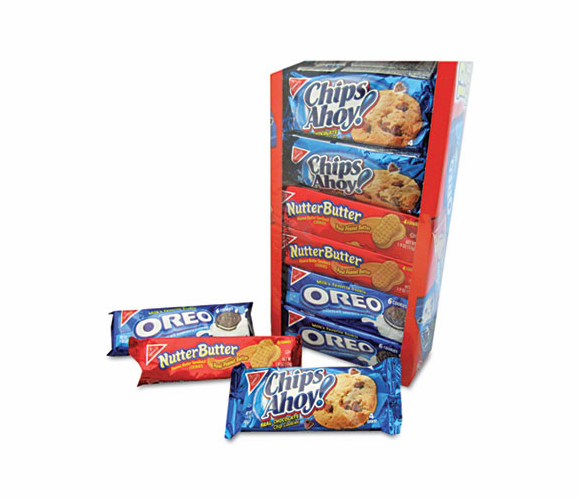 NFG88032 Variety Pack Cookies, Assorted, 1 3/4 oz Packs, 12 Packs/Box By NABISCO FOOD GROUP