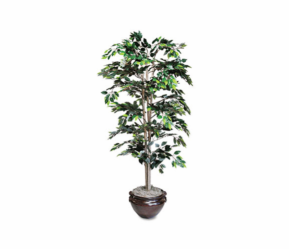 NUDT7781 Artificial Ficus Tree, 6-ft. Overall Height By NU-DELL MANUFACTURING