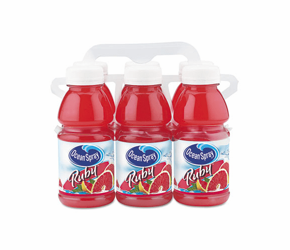 OCS00060 Red Ruby Grapefruit Juice, 10 oz. Bottle, 6 per Pack By OCEAN SPRAY