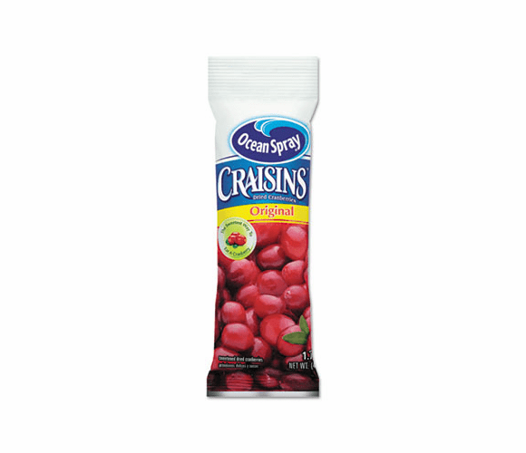 OCS29633 Craisins, Original, 1.75 oz, 12 per Pack By OCEAN SPRAY