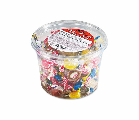 OFX00002 All Tyme Favorite Assorted Candies and Gum, 2lb Plastic Tub By OFFICE SNAX, INC.
