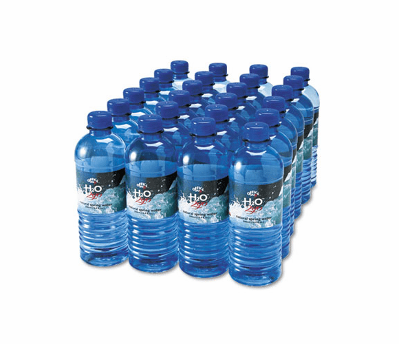 OFX00024 Bottled Spring Water, 1/2 Liter, 24 Bottles/Carton By OFFICE SNAX, INC.