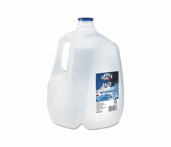 OFX00032 Bottled Spring Water, Gallon, 3 Bottles/Carton By OFFICE SNAX, INC.