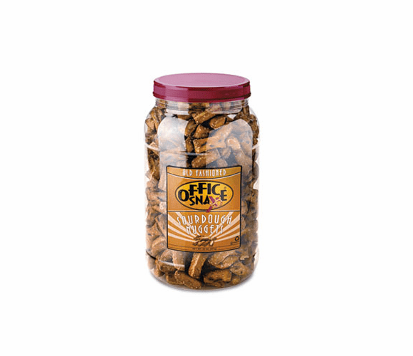 OFX00356 Pretzel Assortment, Salted Sourdough, 30oz Plastic Canister By OFFICE SNAX, INC.
