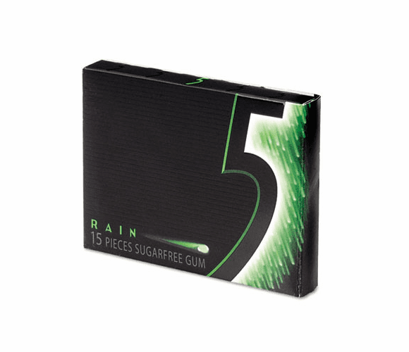 OFX21264 Wrigley's '5' 15 Stick Sugar-Free Gum, Spearmint, 3/Pack By THE WRIGLEY COMPANY