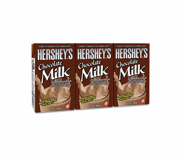 OFX30703 2% Chocolate Milk, 8 oz. Container, 3/Pack By THE HERSHEY COMPANY