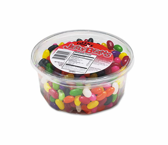 OFX70013 Jelly Beans, Assorted Flavors, 2lb Tub By OFFICE SNAX, INC.