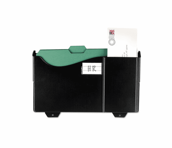 OIC21722 Add-on Wall File, Letter/Legal, 1 Pocket, 9 3/4 x 15 3/4, Black, 1/EA By OFFICEMATE INTERNATIONAL CORP.