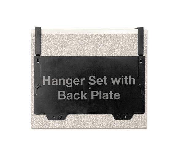 OIC21729 Hanger Set for Wall Filing System, 6 x 15 3/4 x 4, Plastic, Black By OFFICEMATE INTERNATIONAL CORP.