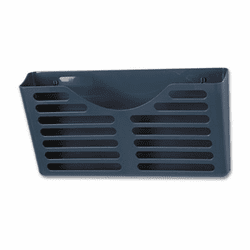 OIC29152 VerticalMate Cubicle Wall File Pocket, Plastic, 11 1/2 x 2 x 9, Slate Gray By OFFICEMATE INTERNATIONAL CORP.