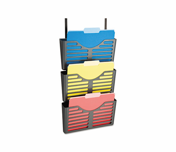 OIC29314 Filing System w/Hanger Set, 3 Pockets, Letter, 28 x 13 1/2 x 4 3/4, Charcoal By OFFICEMATE INTERNATIONAL CORP.