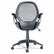 OIFBC4218 Mid-Back Swivel/Tilt Mesh Scoop Chair, Mesh Back/Armcaps, Black By OIF