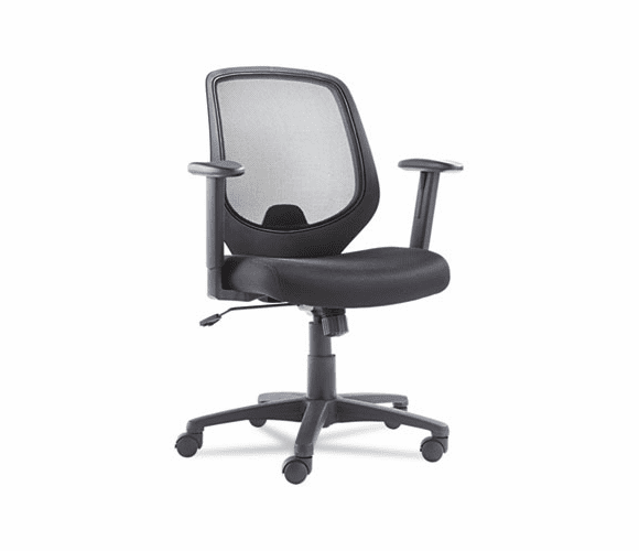 OIFCD4218 Mid-Back Swivel/Tilt Mesh Chair, Mesh Back/Seat, Black By OIF
