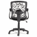 OIFLG4217 Mid-Back Swivel/Tilt Mesh Swirl Chair, White/Black By OIF