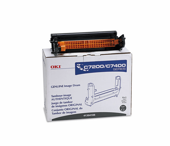 OKI41304108 41304108 Type C2 Drum Unit, Black By OKIDATA