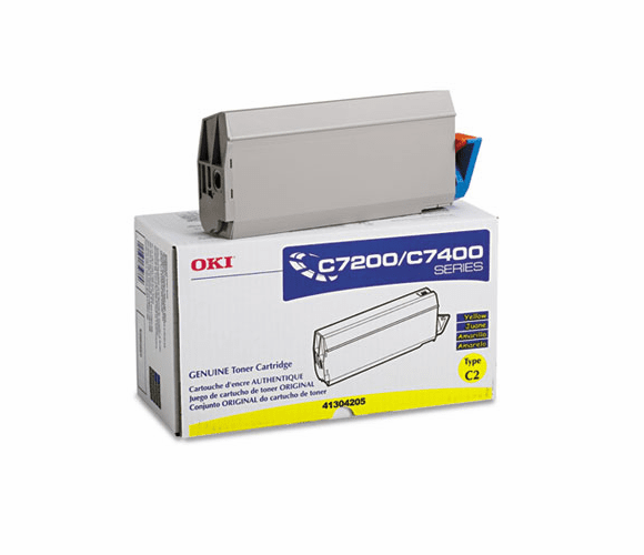 OKI41304205 41304205 Toner, 10000 Page-Yield, Yellow By OKIDATA