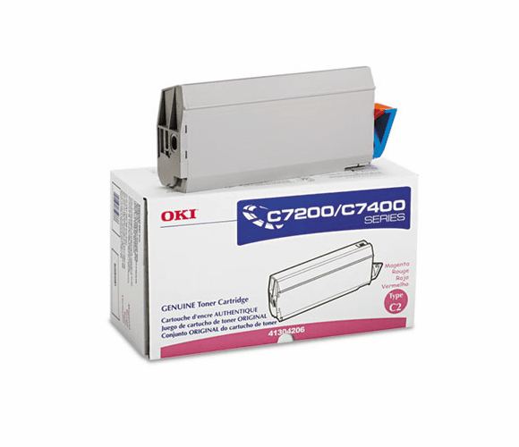 OKI41304206 41304206 Toner, 10000 Page-Yield, Magenta By OKIDATA