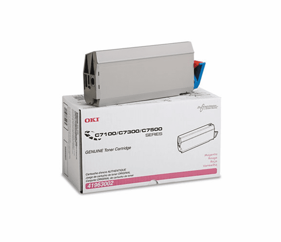 OKI41963002 41963002 Toner (Type C4), 10000 Page-Yield, Magenta By OKIDATA