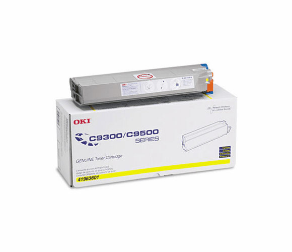 OKI41963601 41963601 Toner (Type C4), 15000 Page-Yield, Yellow By OKIDATA