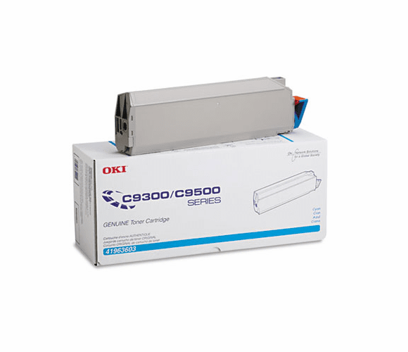 OKI41963603 41963603 Toner (Type C4), 15000 Page-Yield, Cyan By OKIDATA