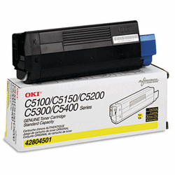 OKI42804501 42804501 Toner (Type C6), 3000 Page-Yield, Yellow By OKIDATA