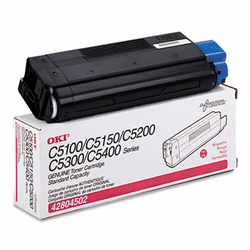 OKI42804502 42804502 Toner (Type C6), 3000 Page-Yield, Magenta By OKIDATA