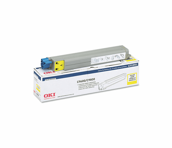 OKI42918901 42918901 Toner (Type C7), 15000 Page-Yield, Yellow By OKIDATA