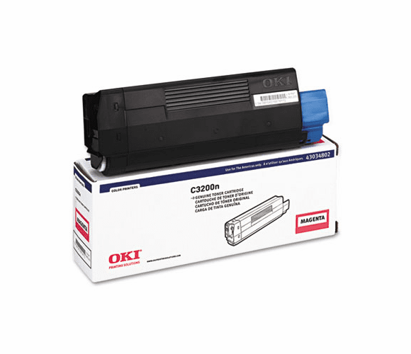 OKI43034802 43034802 Toner (Type C6), 1500 Page-Yield, Magenta By OKIDATA